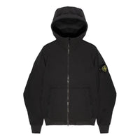 STONE ISLAND Soft Shell Hooded Jacket 'Black' 7715Q0122-V0029