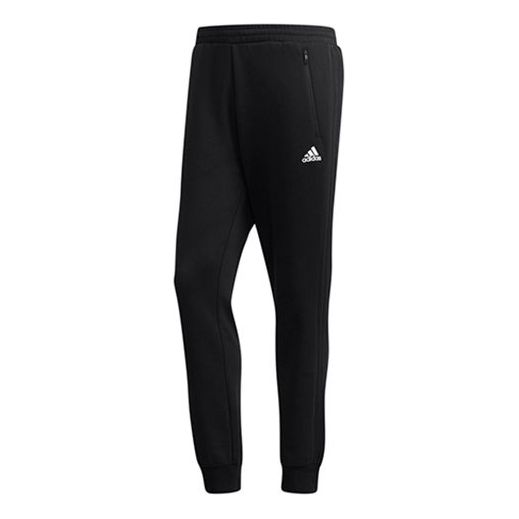 adidas logo Casual Cozy Bundle Feet Sports Pants Black DW4648