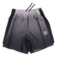 Nike Gradient Printing Running Shorts Gray 'Grey Black' AQ5057-056