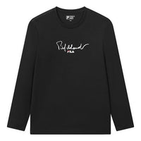 FILA Casual Round Neck Knitted Long Sleeve For Men Black F11M118232F-BK