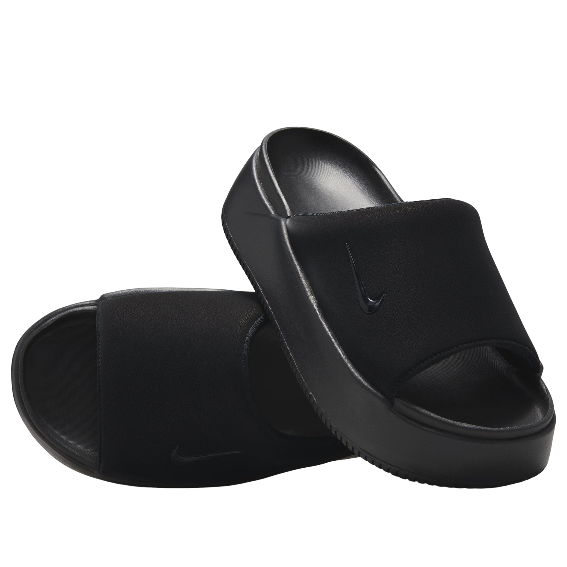 (WMNS) Nike Calm Elevation Slides 'Black' IO0495-001