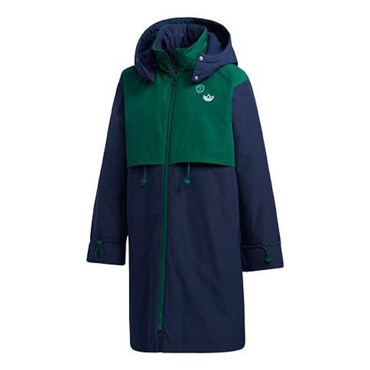 (WMNS) adidas Bellista Removable Hood Down Puffer Parka Jacket Asia Sizing 'Green Black' GL6405