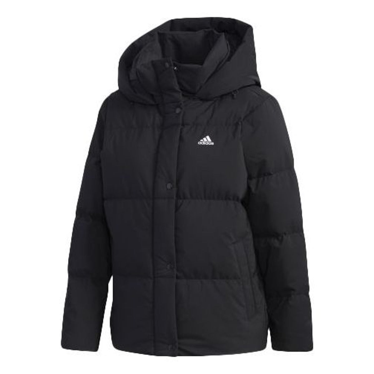 (WMNS) adidas Down Puff Winter Jacket Asia Sizing 'Black' EH3985