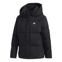 (WMNS) adidas Down Puff Winter Jacket Asia Sizing 'Black' EH3985