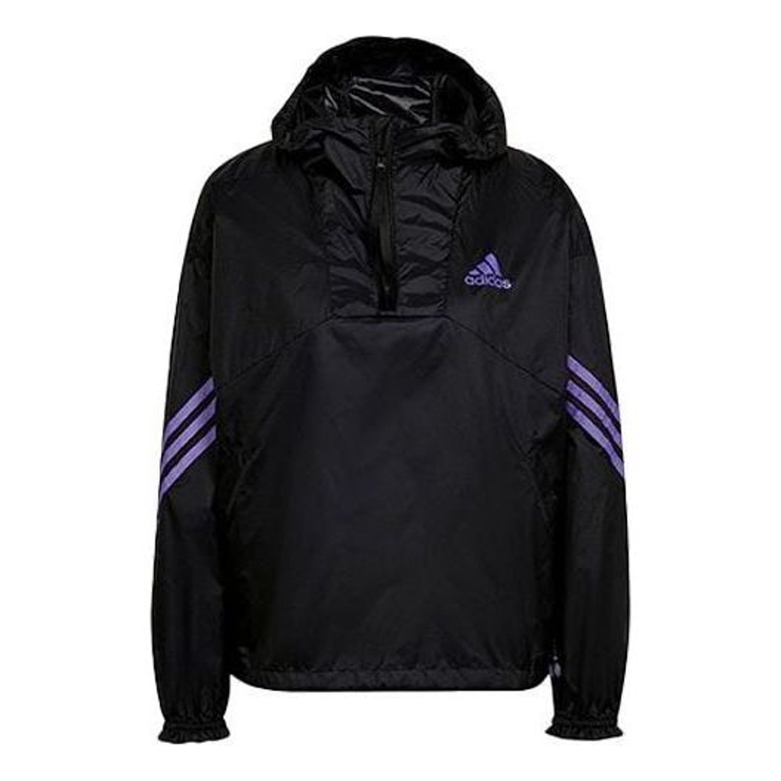 (WMNS) adidas Back to Sport WIND.RDY Anorak Jacket Asia Sizing 'Black Purple' H65722