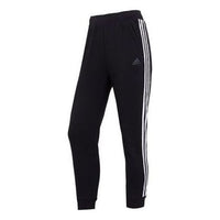 (WMNS) adidas Must Have 3-Stripe Sweatpants Asia Sizing 'Black White' HM7056