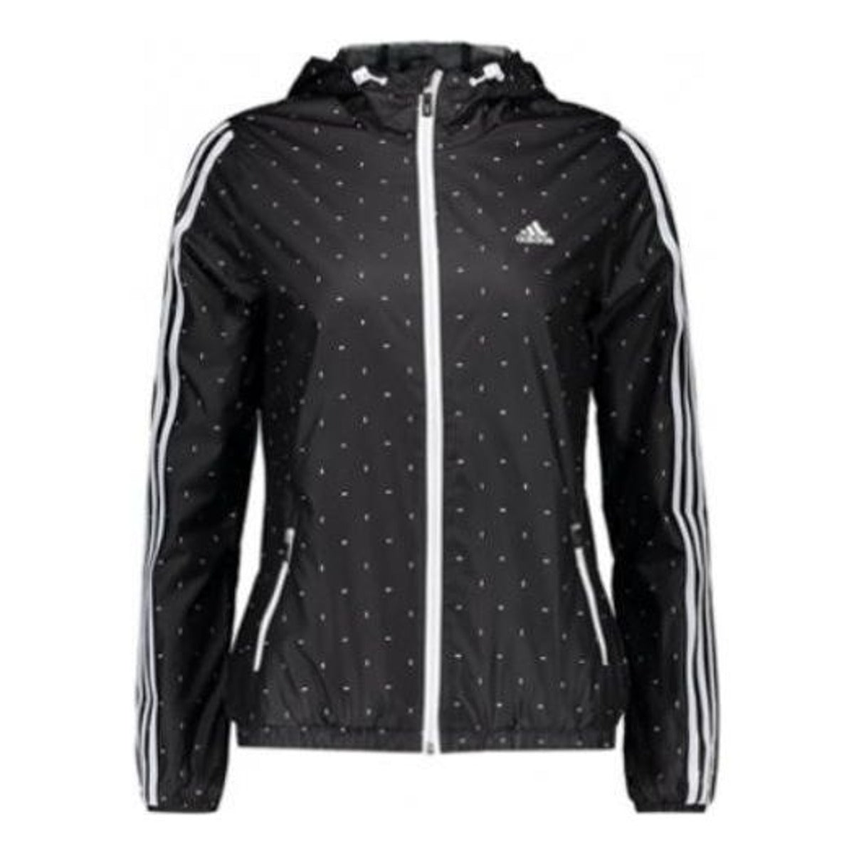 (WMNS) adidas Outer Jacket Asia Sizing 'Black White' AY4041
