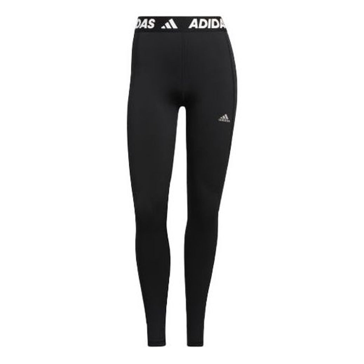 (WMNS) adidas Techfit Logo Graphic Long Tights Asia Sizing 'Black' H64224