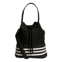(WMNS) adidas 3-Stripes Round Bag 'Black White' HA3155