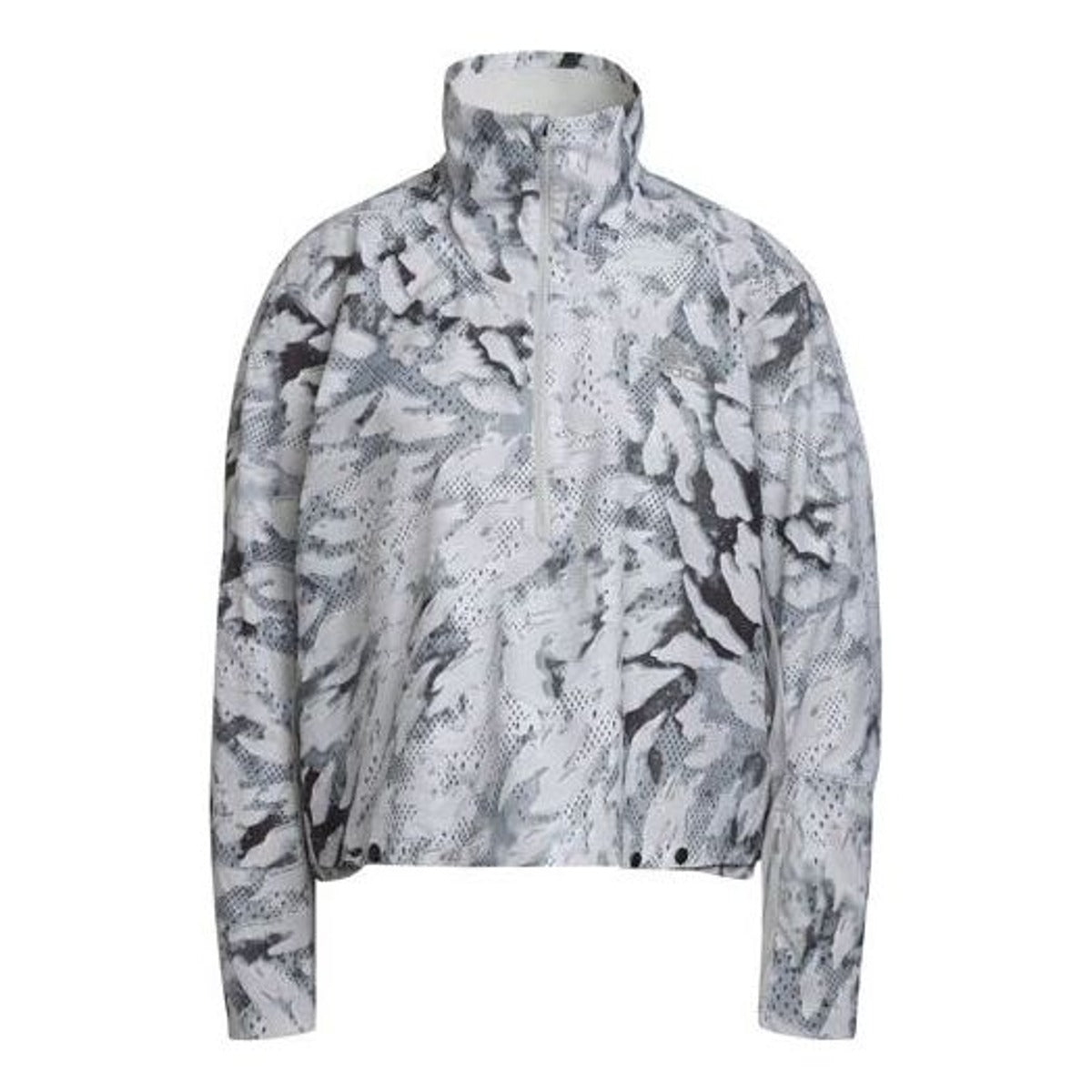 (WMNS) adidas Fast Graphic Primeblue Jacket Asia Sizing 'Grey' GU3828