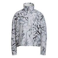 (WMNS) adidas Fast Graphic Primeblue Jacket Asia Sizing 'Grey' GU3828