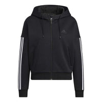(WMNS) adidas Must Have Knit Jacket Asia Sizing 'Black' HM7046