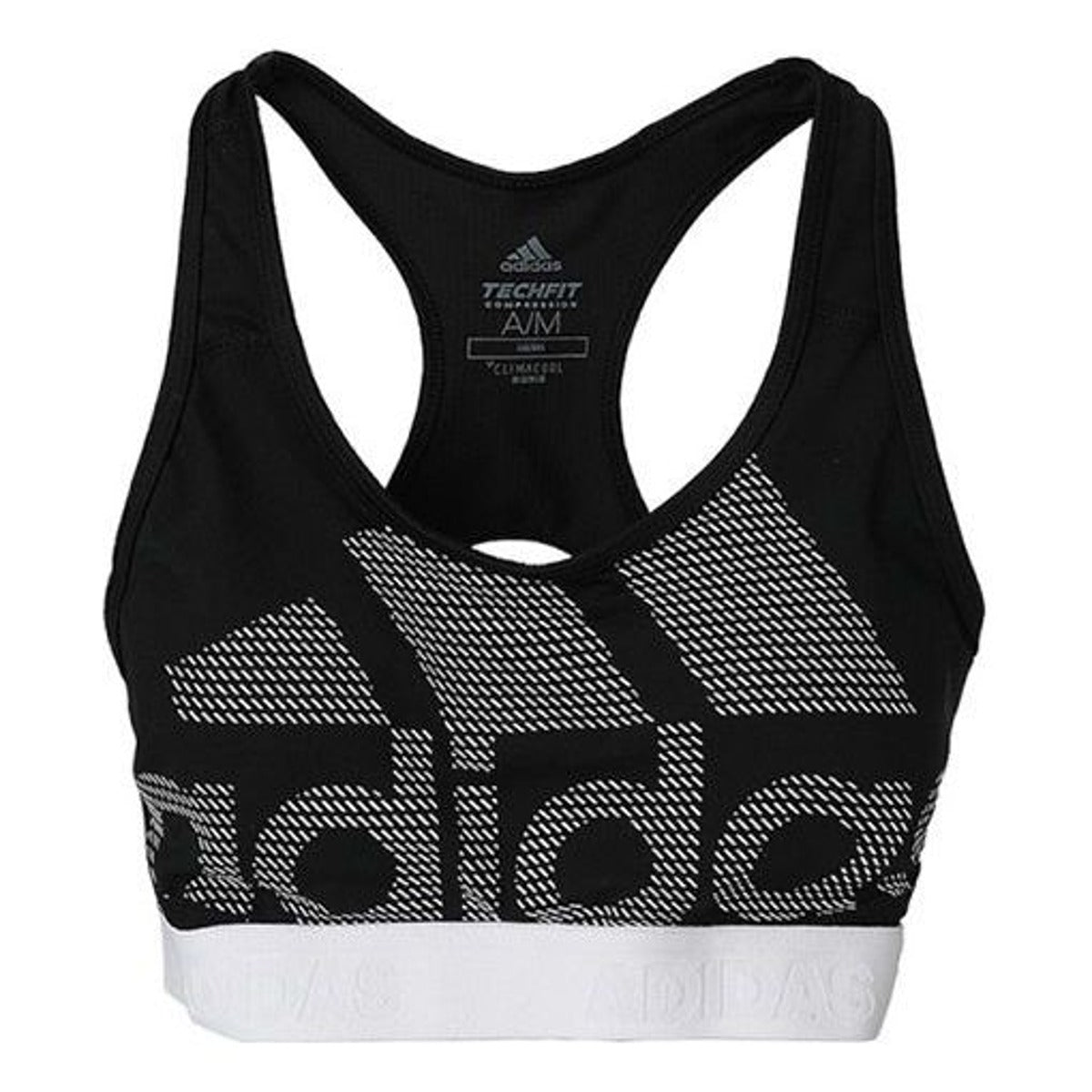 (WMNS) adidas DonAsia Sizing 't Rest Alphaskin Bra 'Black Grey White' DH4446