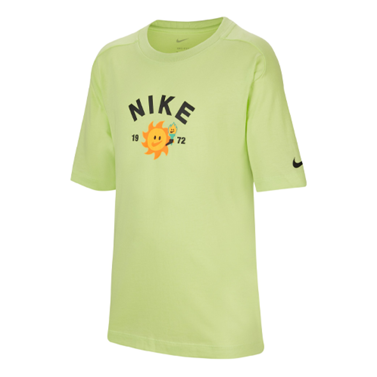 (GS) Nike Dri-Fit Graphic T-Shirt 'Green' FJ7236-783