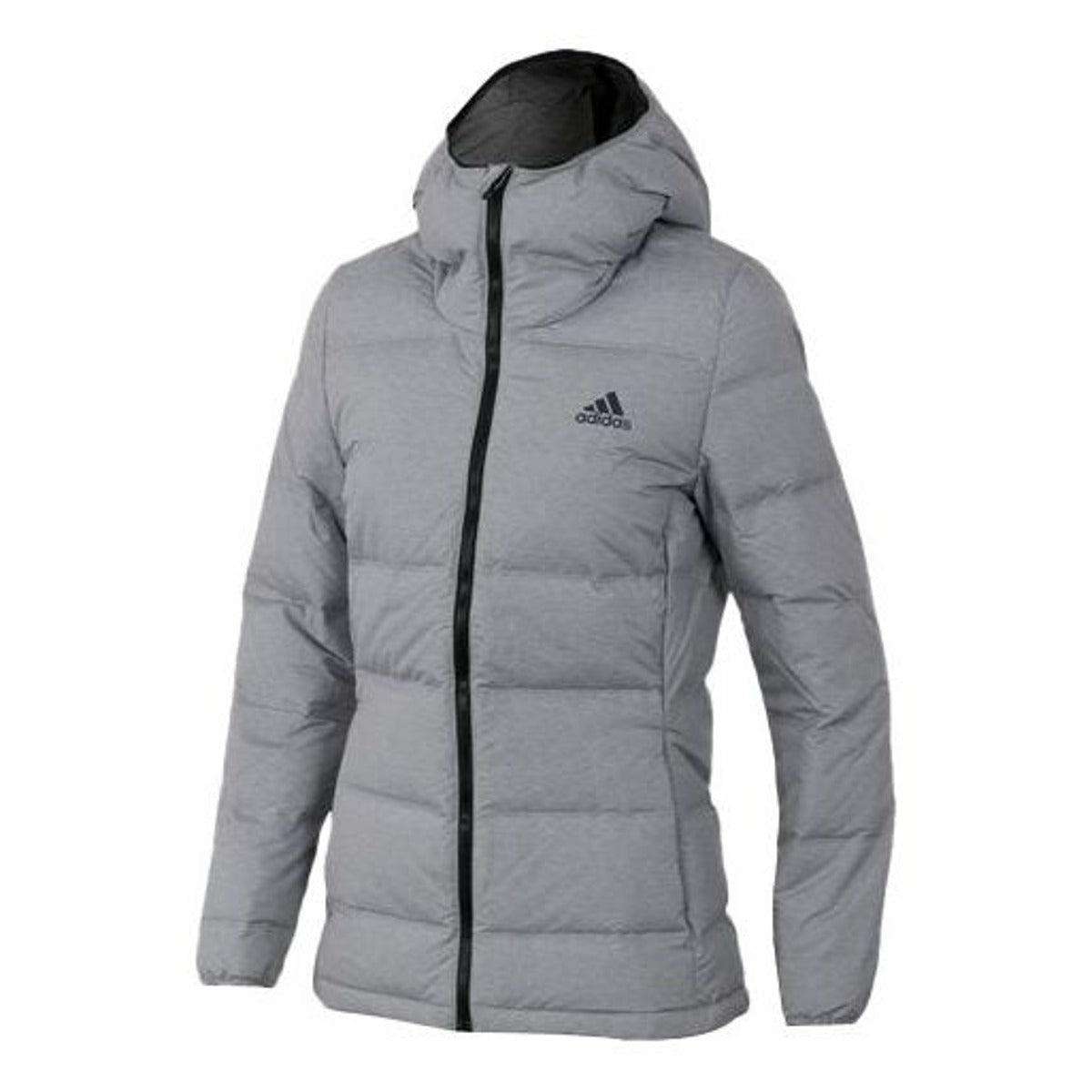 (WMNS) adidas Sportswear Helionic MEL Hooded Jacket Asia Sizing 'Grey' CZ1385