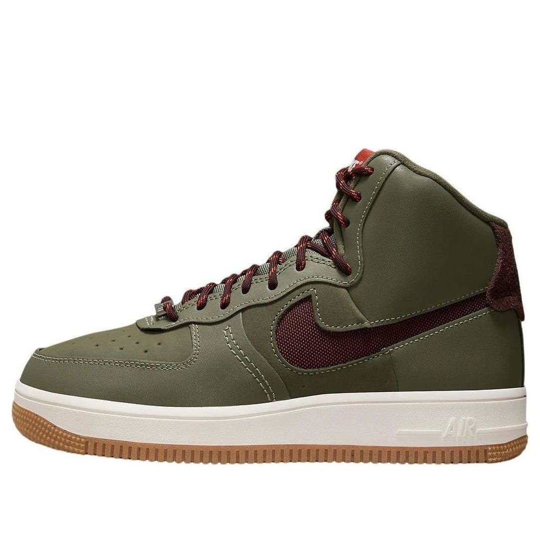 (WMNS) Nike Air Force 1 High Sculpt 'Olive Burgundy' FB7960-200