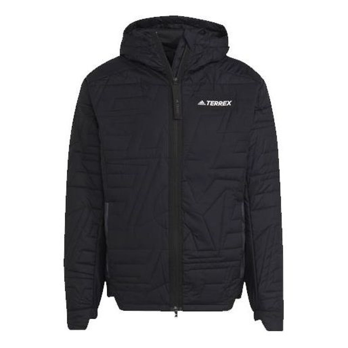 adidas Terrex MYSHELTER PrimaLoft Hooded Padded Jacket Asia Sizing 'Black' GQ3698