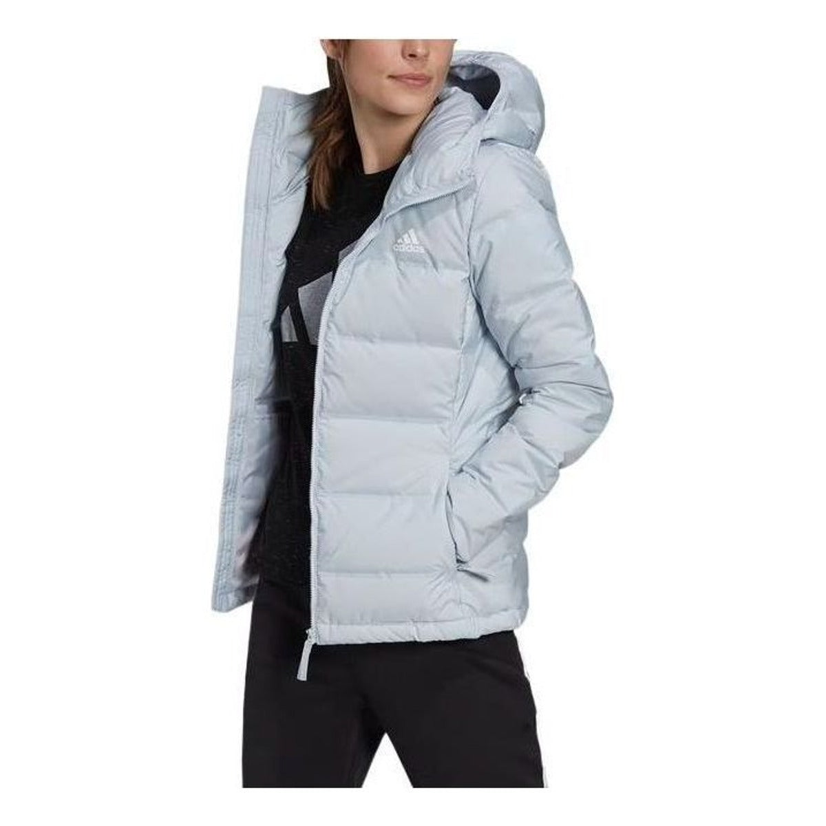 (WMNS) adidas Helionic Down Jacket Asia Sizing 'White' GQ7133