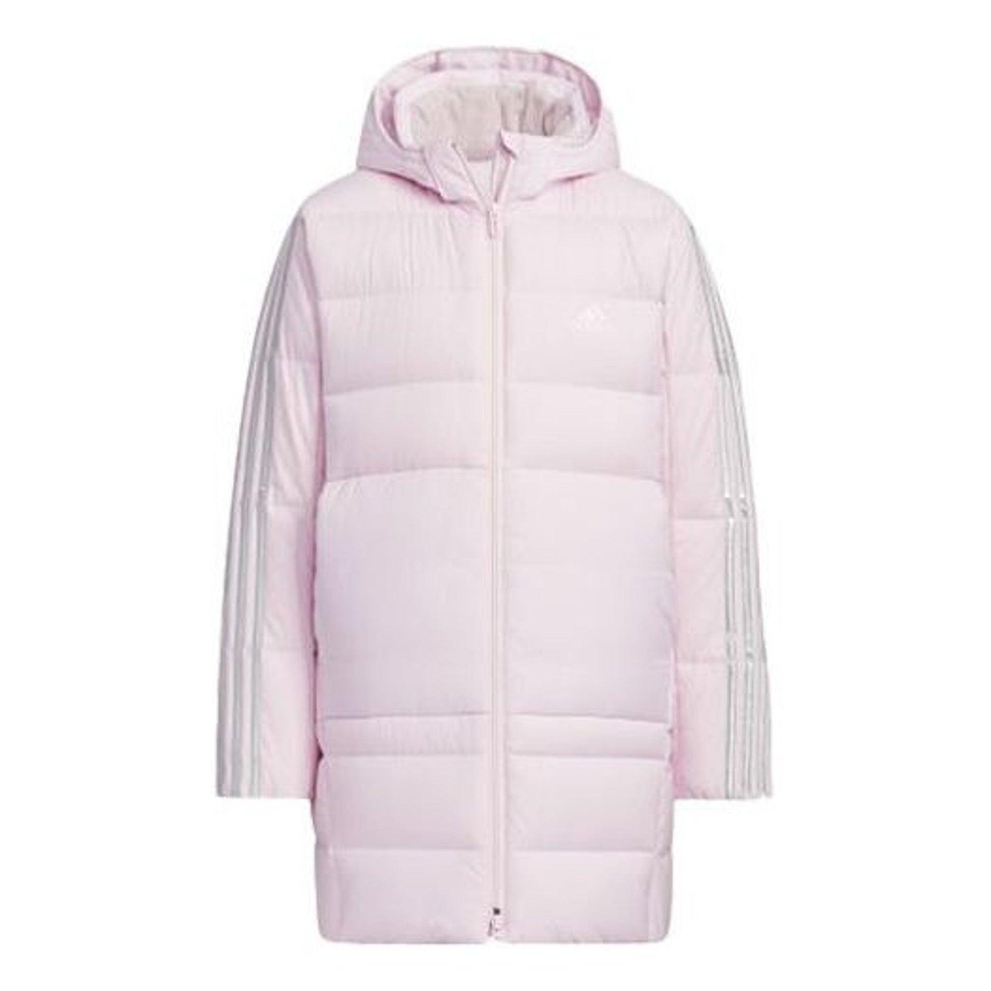 (GS) adidas Long Down Jacket Asia Sizing 'Pink' HD0385