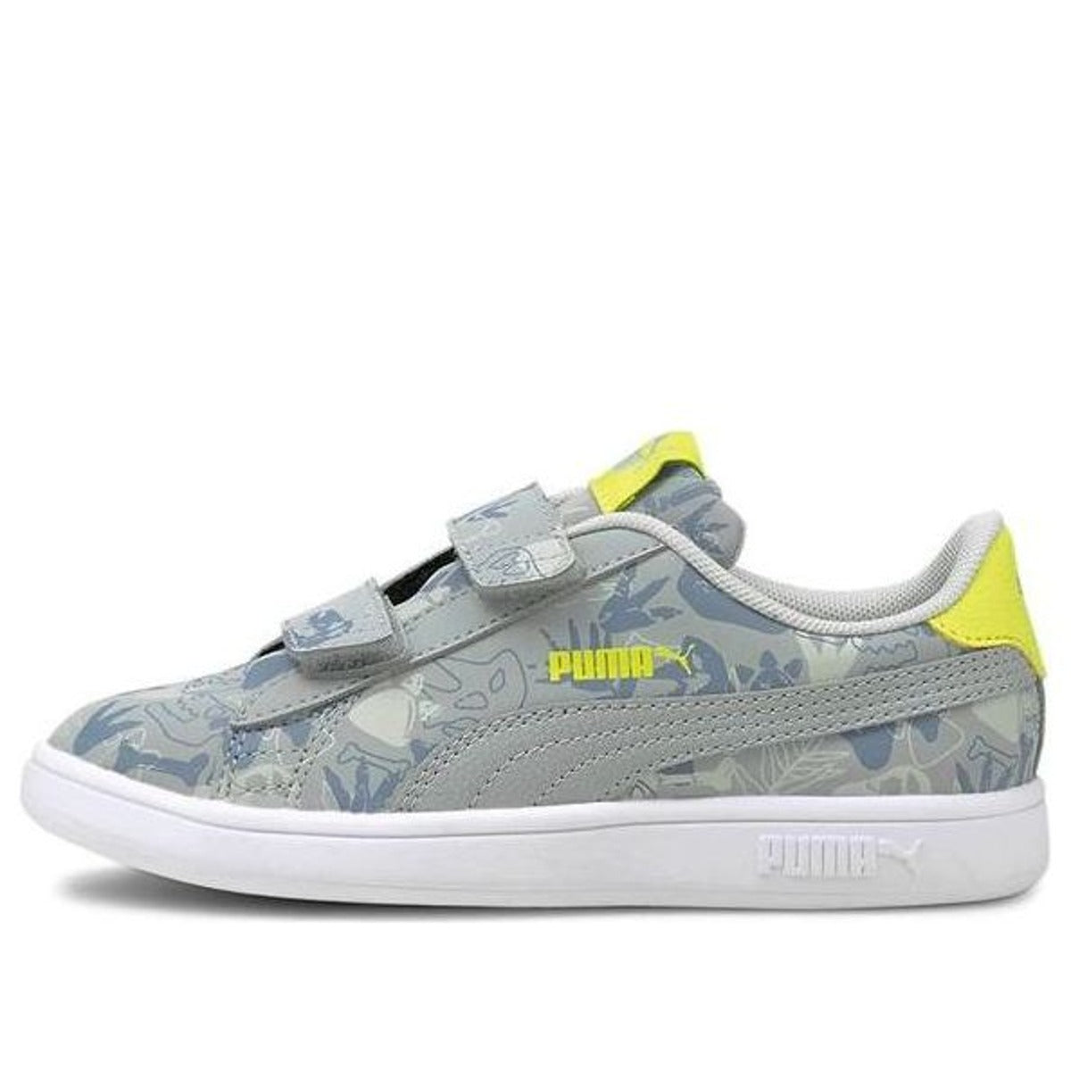 (GS) PUMA Smash V2 'Grey White Green' 368792-02
