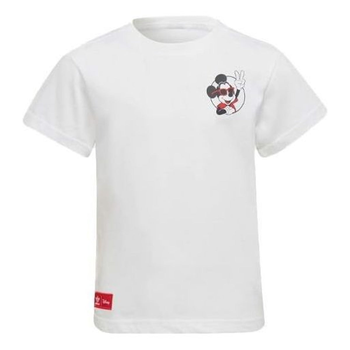 (GS) adidas x Disney Mickey and Friends T-Shirt 'White Black Red' HC1912