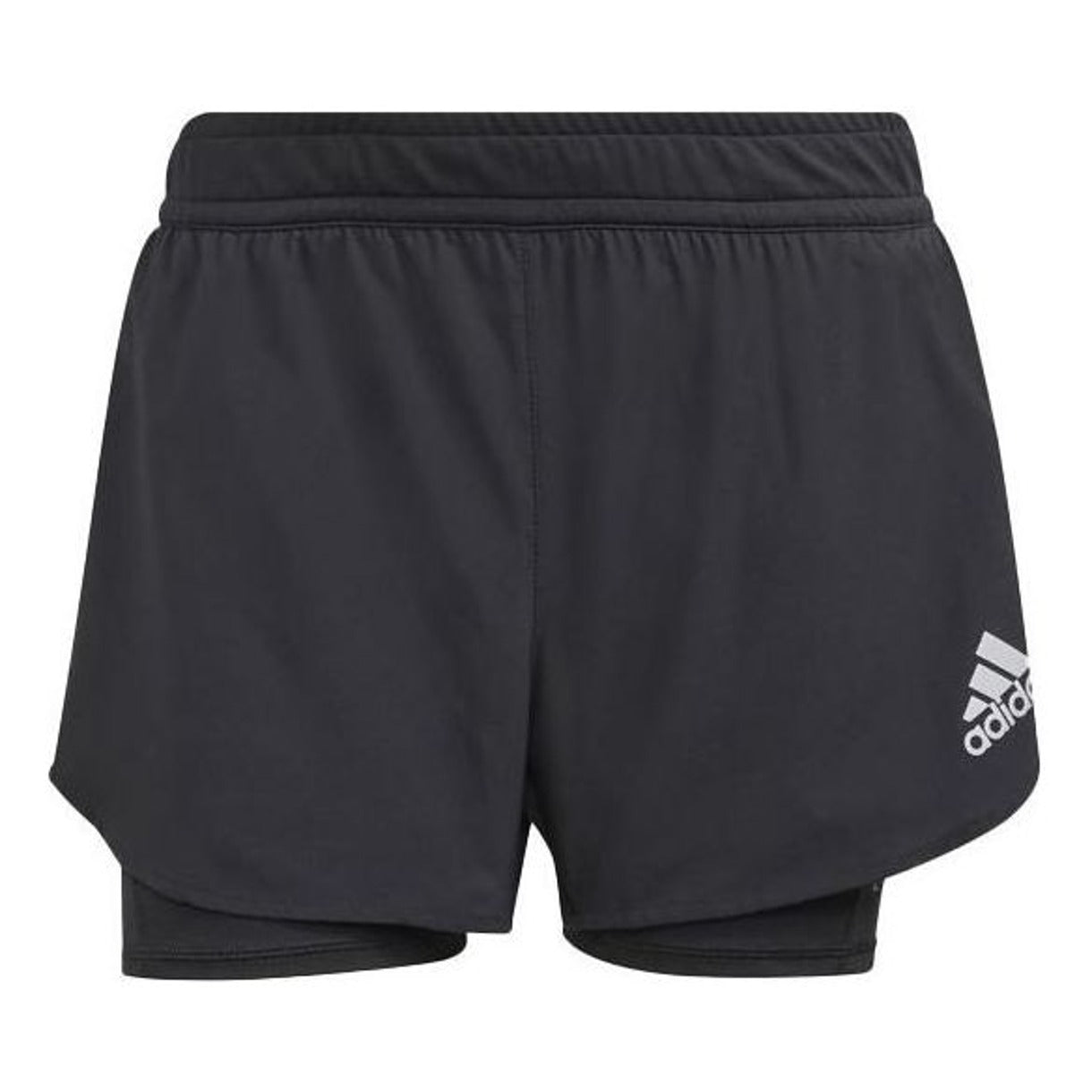 (WMNS) adidas Fast Primeblue 2 in 1 Shorts Asia Sizing 'Black' GN4409