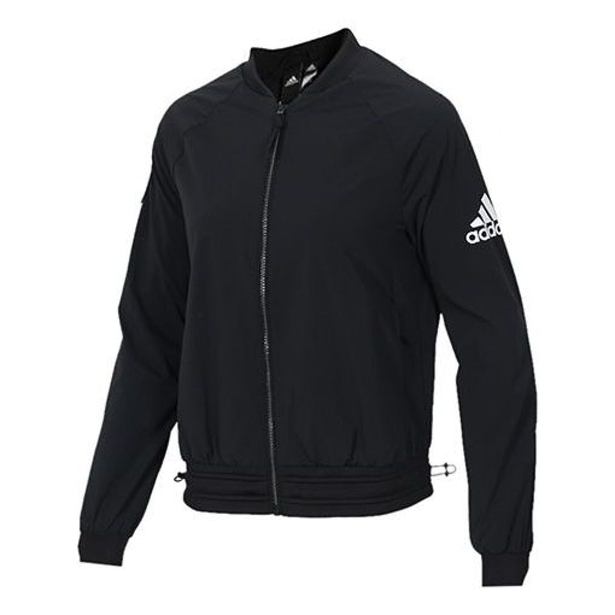 (WMNS) adidas Bomber Woven Jacket Asia Sizing 'Black' DW4586