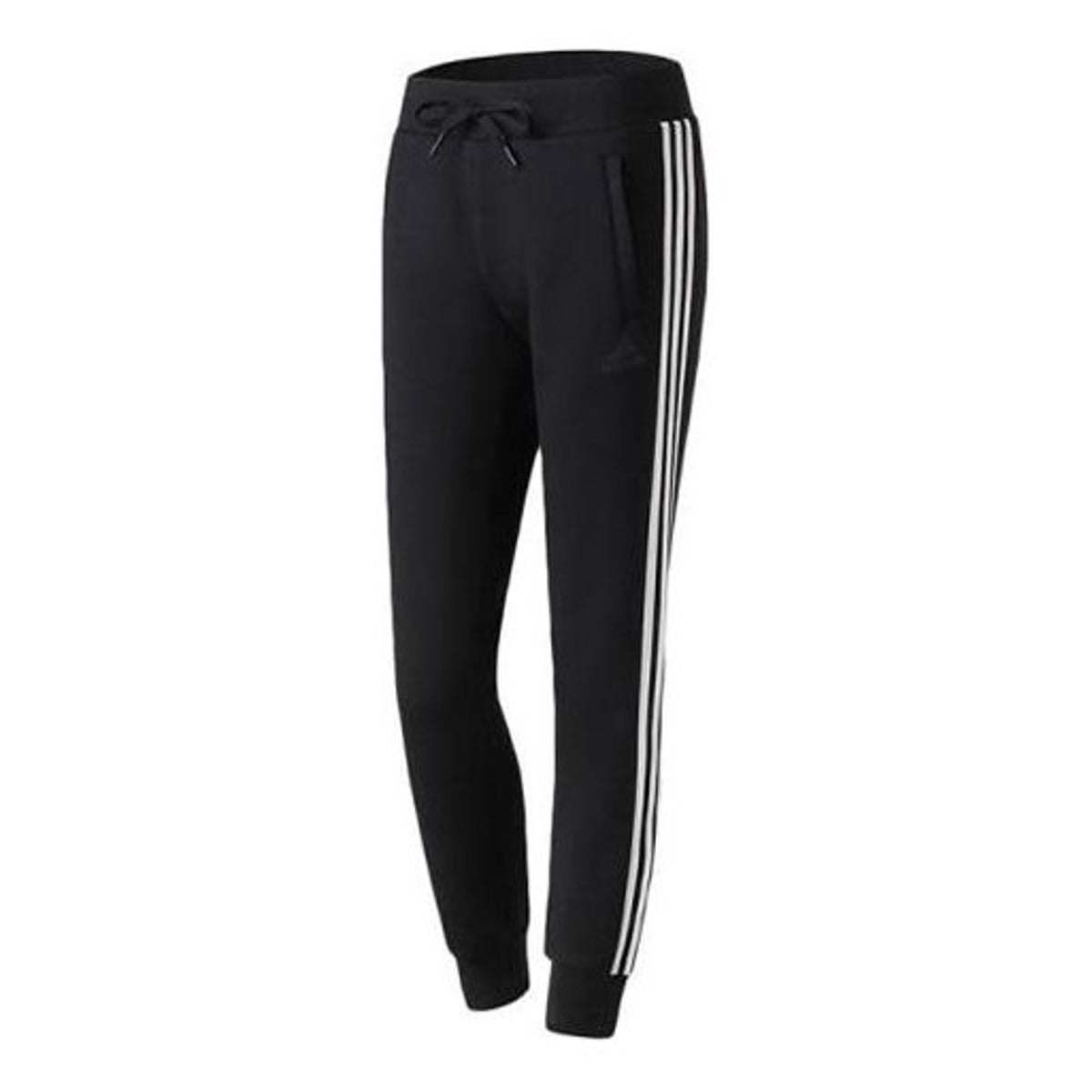 (WMNS) adidas Sports Tapered Pants Asia Sizing 'Black White' DW5728