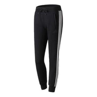 (WMNS) adidas Sports Tapered Pants Asia Sizing 'Black White' DW5728