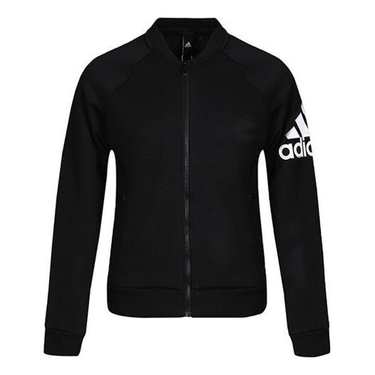 (WMNS) adidas Brand Knitted Down Jacket Asia Sizing 'Black' DM5339