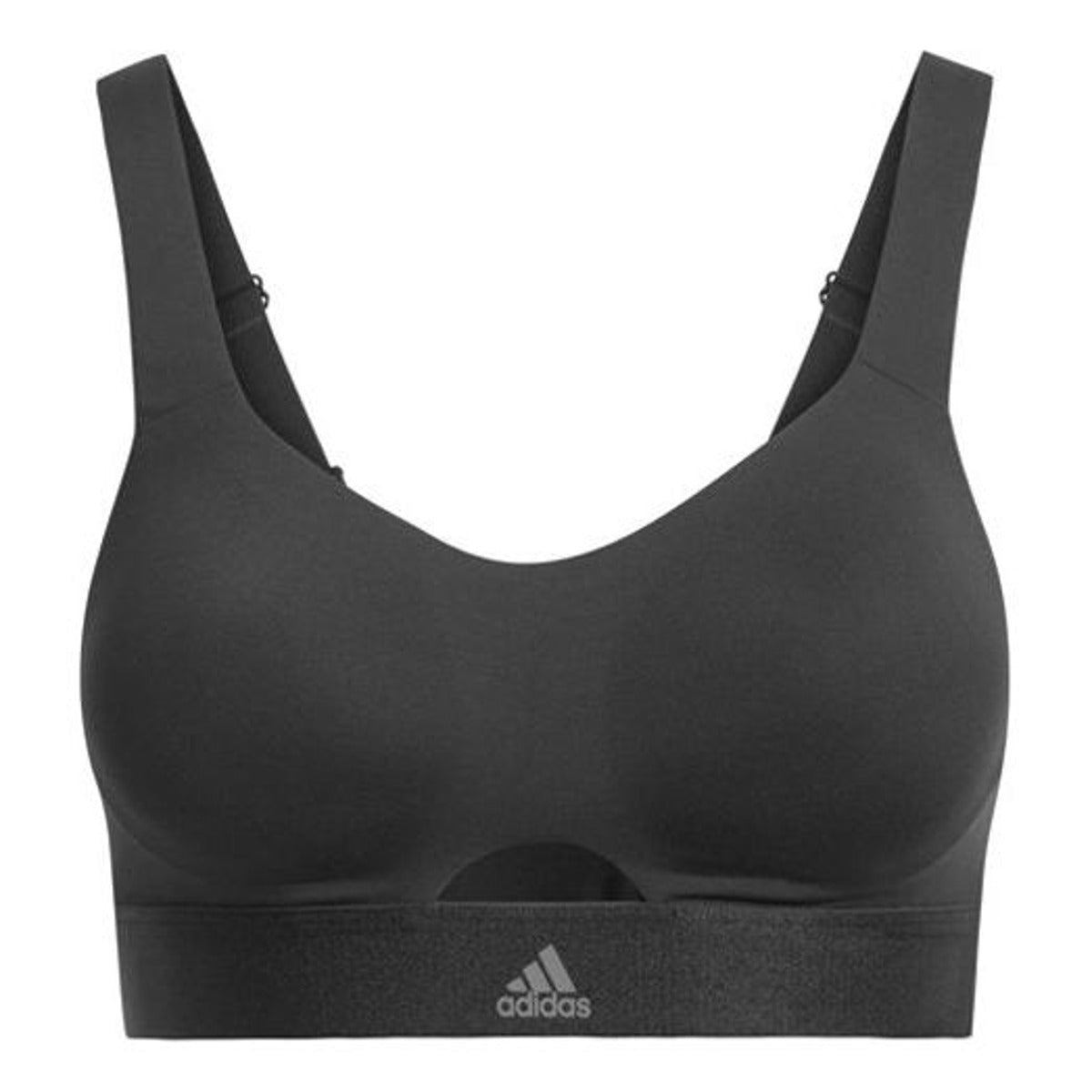 (WMNS) adidas Stronger For It Soft Bra Asia Sizing 'Black' EA3280