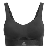 (WMNS) adidas Stronger For It Soft Bra Asia Sizing 'Black' EA3280