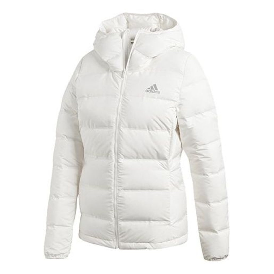(WMNS) adidas Helionic Hooded Jacket Asia Sizing 'White' BQ1927