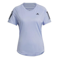 (WMNS) adidas Own The Run T-Shirt Asia Sizing 'Purple' H30042