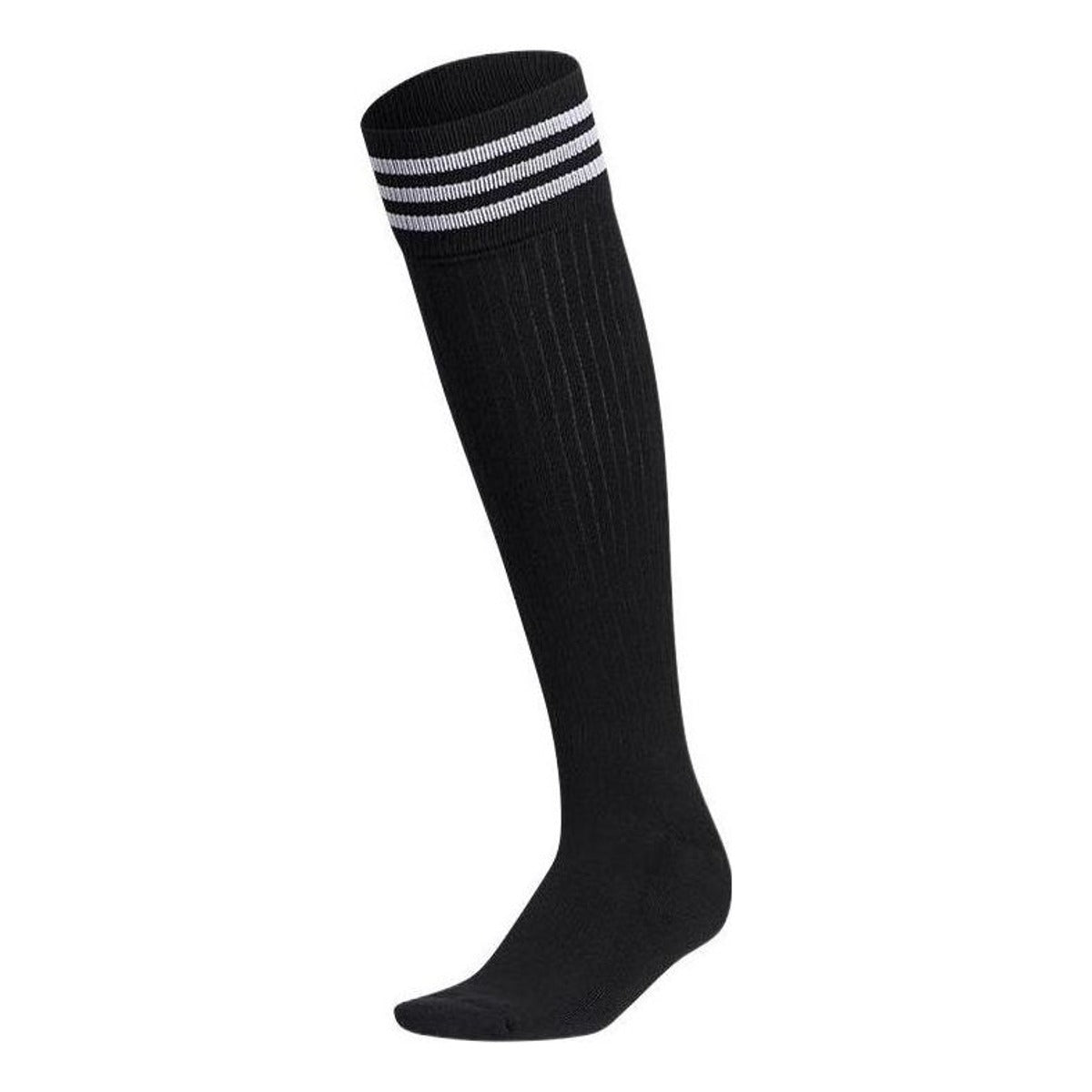 (WMNS) adidas Recycled Materials 3-Stripes Knee-High Socks 'Black' HA5943