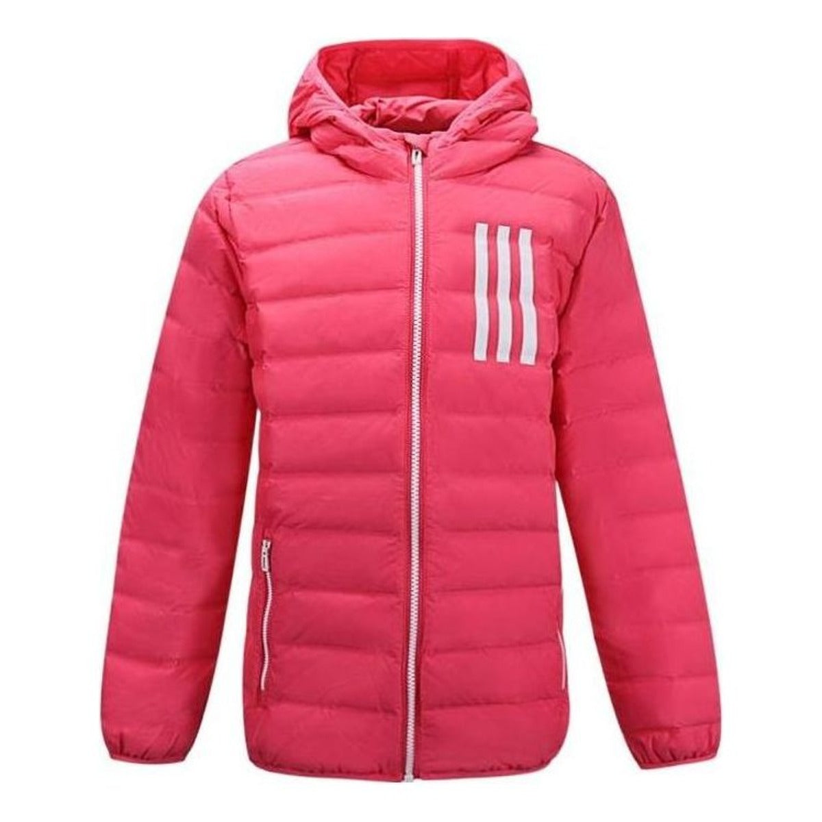 (GS) adidas Hooded Warm Casual Down Jacket Asia Sizing 'Pink' EH4145