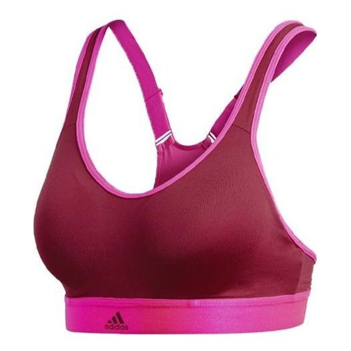 (WMNS) adidas Stronger For It Racer Sports Bra Asia Sizing 'Red' DM7199