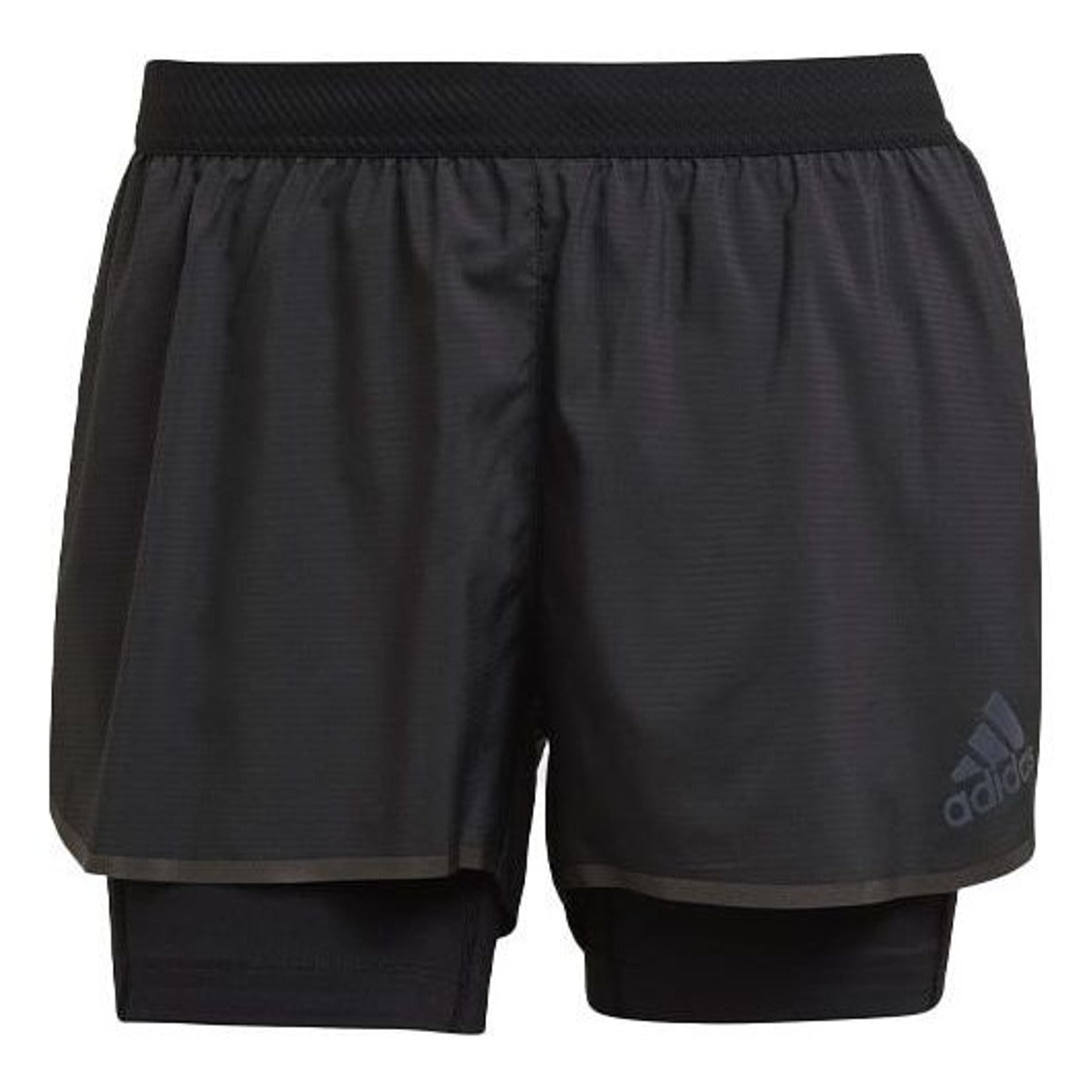 (WMNS) adidas Adizero 2 in 1 Shorts Asia Sizing 'Black' H31150