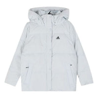 (WMNS) adidas Down Jacket Asia Sizing 'Blue' EH3983