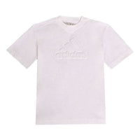 (GS) adidas Future Icons Logo Pique T-Shirt Asia Sizing 'White' HR6295