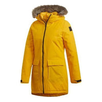 (WMNS) adidas Sportswear Xploric Parka Asia Sizing 'Yellow' DZ1497
