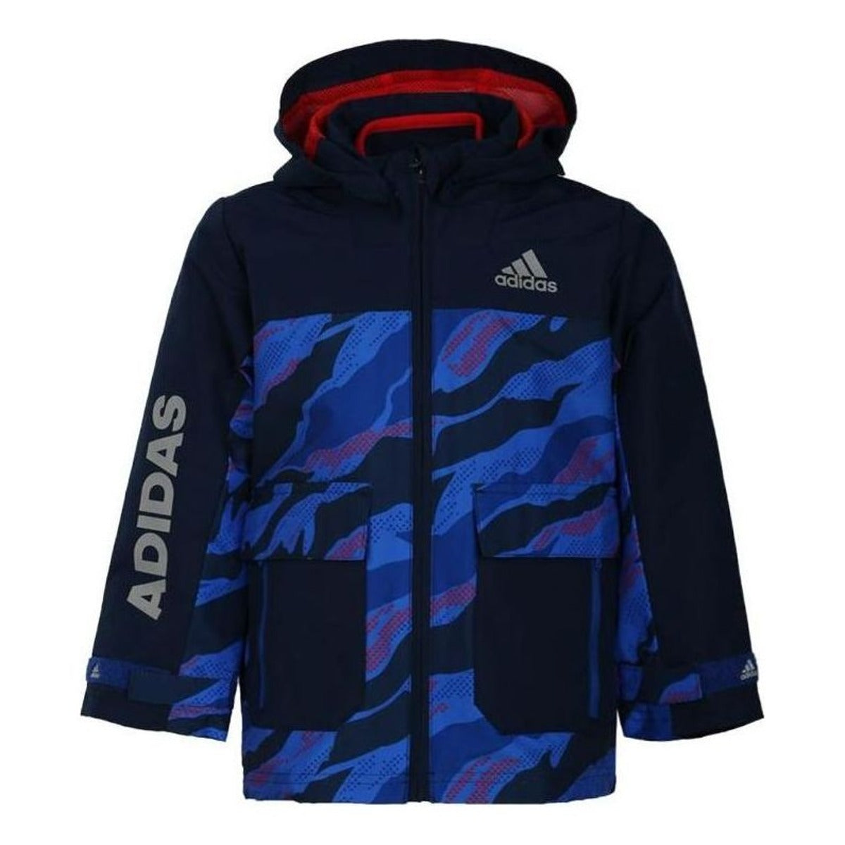 (GS) adidas LK 2-In-1 Jacket 'Black Blue' DM7132