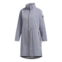 (WMNS) adidas Woven Travel Jacket Asia Sizing 'Grey' FM9298