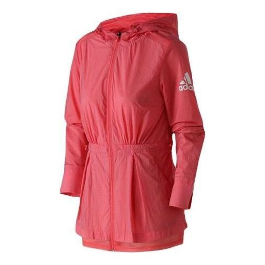 (WMNS) adidas Windbreaker Asia Sizing 'Red' EA3107
