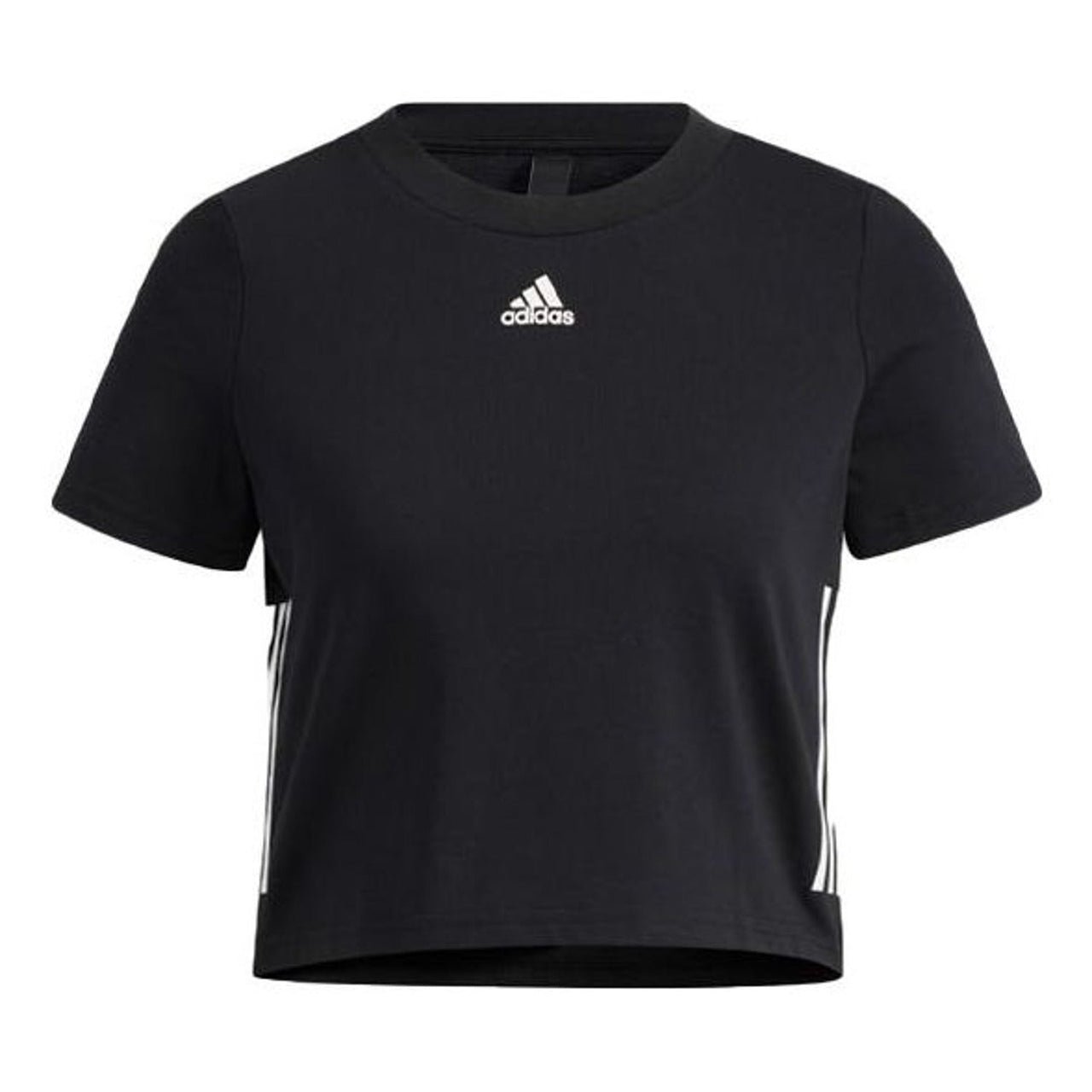 (WMNS) adidas Apxj Ss T-Shirt Asia Sizing 'Black White' HF5116