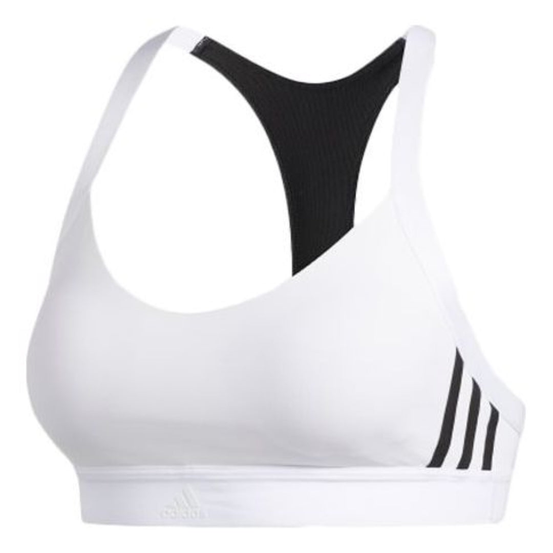 (WMNS) adidas All Me 3 Stripes Bra Asia Sizing 'White' EB3668