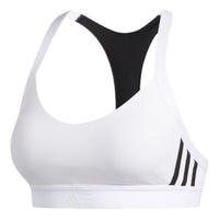 (WMNS) adidas All Me 3 Stripes Bra Asia Sizing 'White' EB3668