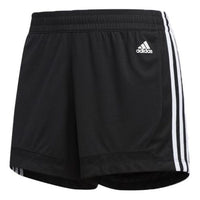 (WMNS) adidas 3-Stripes 5-Inch Mesh Shorts Asia Sizing 'Black White' EB3894