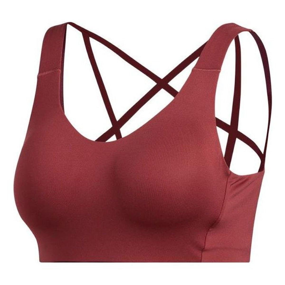 (WMNS) adidas Stronger For It Alpha Bra Asia Sizing 'Red' GC7717