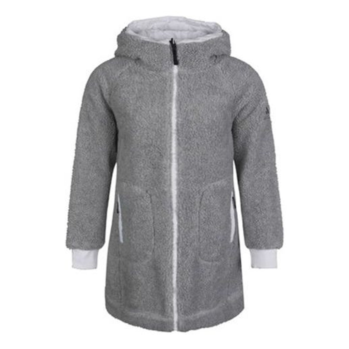 (WMNS) adidas Reversible Sherpa Jacket Asia Sizing 'Grey' GI7955
